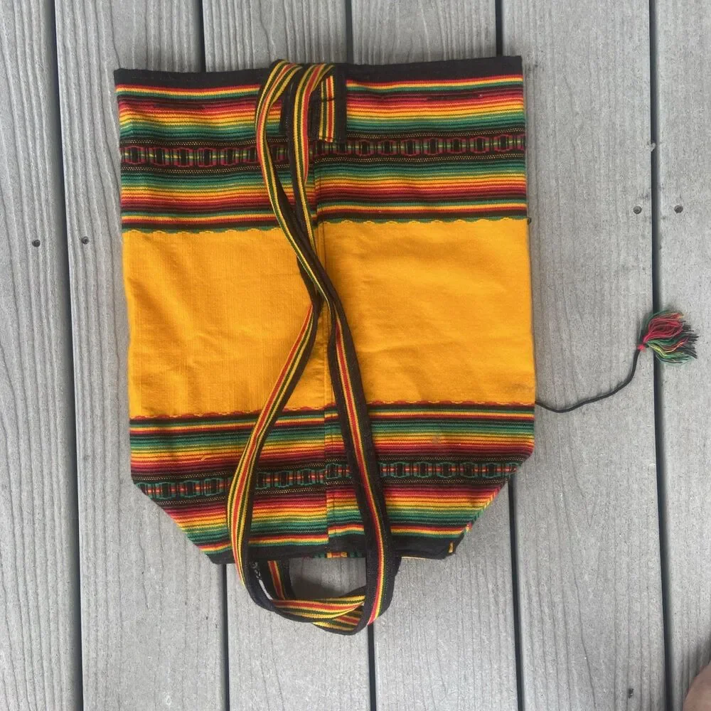 Aruba Beach Carry-On Backpack One Happy Island Two Straps Bright Colors